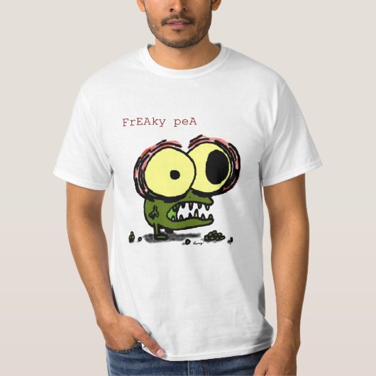 Freaky Pea-Shirten T-shirt (Voorkant)