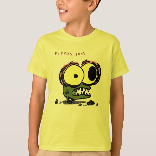 Freaky Pea-Shirten T-shirt (Voorkant)
