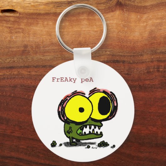 Freaky Pea Sleutelhanger (Voorkant)