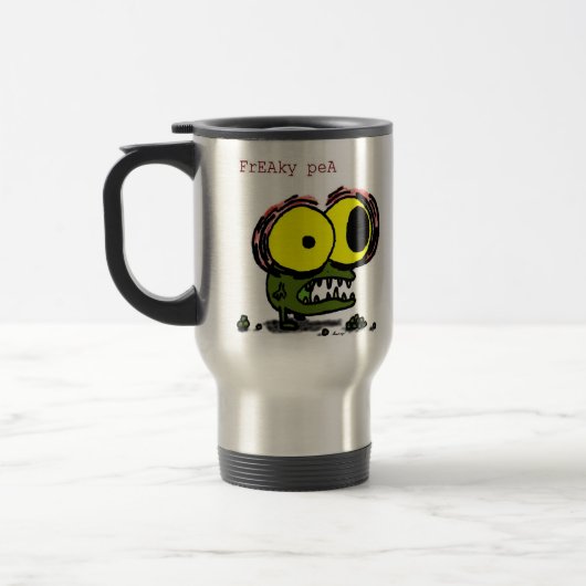 Freaky Pea Travel Mug Reisbeker (Links)