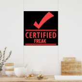 Freaky Poster (Keuken)