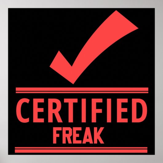 Freaky Poster (Voorkant)