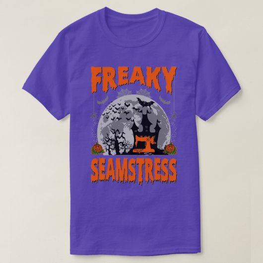 Freaky Seamstress Funny Halloween Gift T-shirt (Design voorkant)
