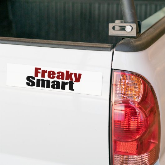 Freaky Smart Bumpersticker (Op Truck)