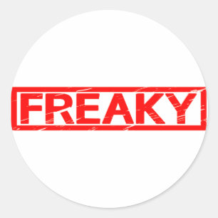 Freaky Stamp Ronde Sticker