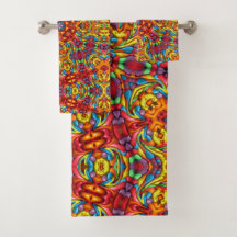 Freaky Tiki Red  Fractal Kaleidoscope