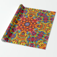 Freaky Tiki Red  Fractal Kaleidoscope