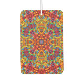 Freaky Tiki Red Fractal Kaleidoscope Luchtverfrisser (Voorkant)