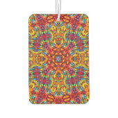 Freaky Tiki Red  Fractal Kaleidoscope Luchtverfrisser (Achterkant)