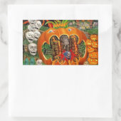 FREAKY TIKI TOMBS RECHTHOEKIGE STICKER (Tas)