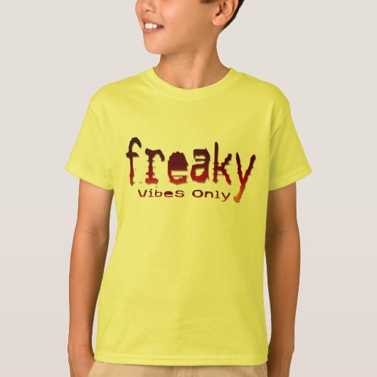 "Freaky Vibes Only"-dgn5 by Maaya Prints, Kids' T-shirt (Voorkant)