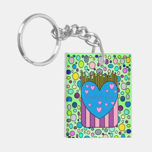 FreakyfryShy-Sleutelhanger Sleutelhanger (Voorkant Links)