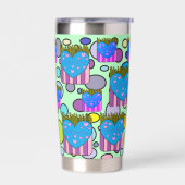 FreakyFryShy Tumbler Geïsoleerde Drinkbeker (Links)