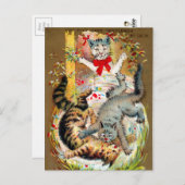 Frears Cat Trade Card #4 (van 6) Briefkaart (Voorkant / Achterkant)