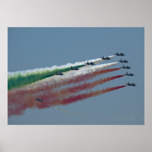 Frecce Tricolori-Poster afdrukken Poster (Voorkant)