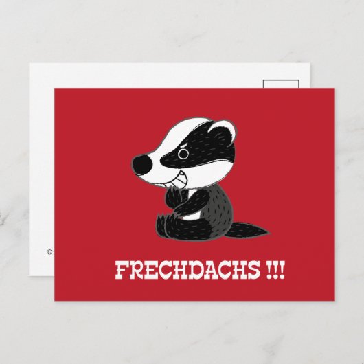 Frechdachs Briefkaart (Voorkant / Achterkant)