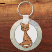 freche Katze Sleutelhanger (Voorkant)
