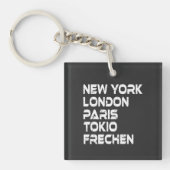 Frechen NY London Paris Tokio Anhänger Sleutelhanger (Voorkant)