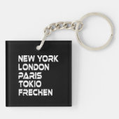Frechen NY London Paris Tokio Anhänger Sleutelhanger (Achterkant)
