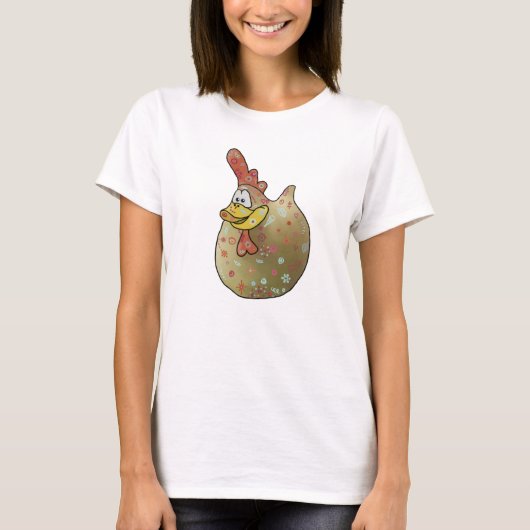 Freches Huhn T-Shirt (Voorkant)