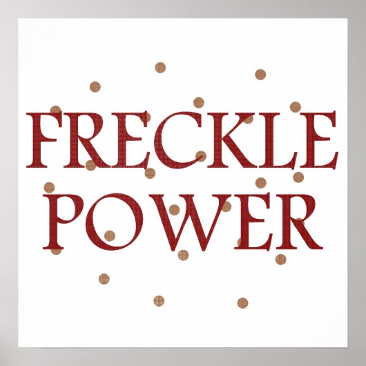 Freckle Power Poster (Voorkant)