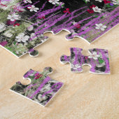 Freckles in Flowers I - Black White Tuxedo Kat Legpuzzel (Zijkant)