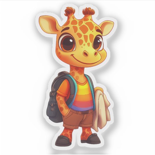 Freckly Friend Vinyl Sticker (Voorkant)