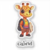 Freckly Vriend Gepersonaliseerde Vinyl Sticker (Voorkant)