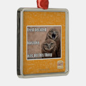 Fred beslist metalen ornament (Rechts)