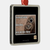 Fred beslist metalen ornament (Rechts)