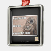 Fred beslist metalen ornament (Links)
