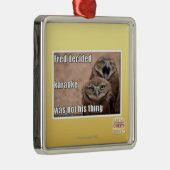 Fred beslist metalen ornament (Rechts)
