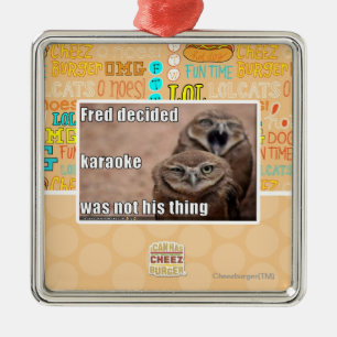 Fred beslist metalen ornament
