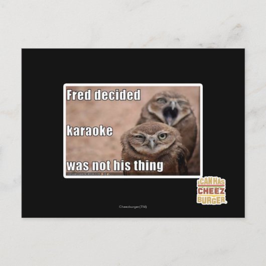 Fred besliste briefkaart (Voorkant)