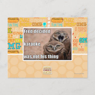 Fred besloot briefkaart