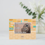 Fred besloot briefkaart (Staand voorkant)