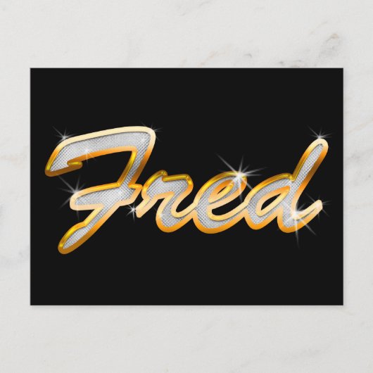 Fred Bling Briefkaart (Voorkant)