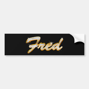 Fred Bling Bumpersticker