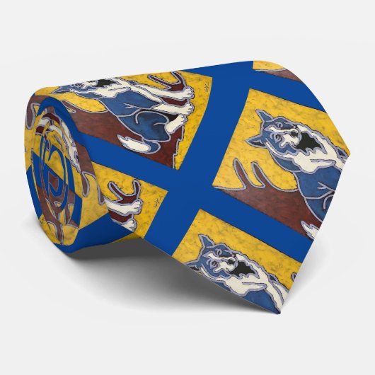 FRED Blue Dog-Stropdas Stropdas (Opgerold)