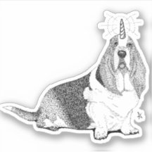 Fred de Bassetcorn Sticker