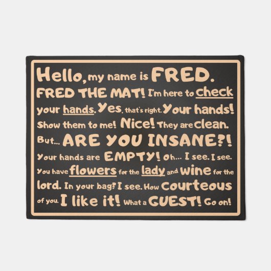 Fred de Mat – Brutaal Onderzoek bij binnenkomst (Voorkant)