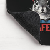 Fred de wasbeer zet de eekhoorn om huisdieren veil muismat (Hoek)