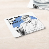 Fred Dibnah Beer Mats/Onderzetters Kartonnen Onderzetters (Schuin)