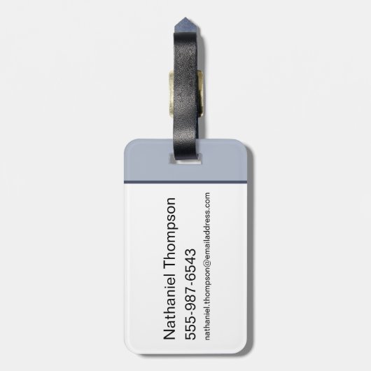 Fred en George bij Weasley's Wizard Wheezes Bagagelabel (Achterkant verticaal)