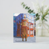 Fred en George bij Weasley's Wizard Wheezes Briefkaart (Staand voorkant)