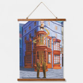 Fred en George bij Weasley's Wizard Wheezes Hangend Wandkleed (Voorkant)