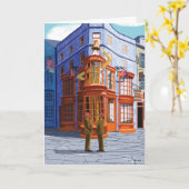 Fred en George bij Weasley's Wizard Wheezes Kaart (Gele Bloem)