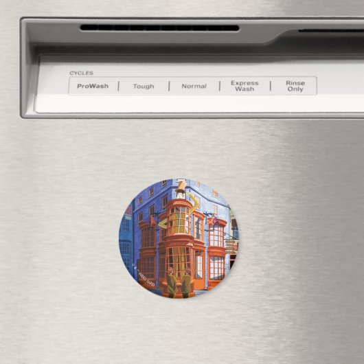 Fred en George bij Weasley's Wizard Wheezes Magneet (Insitu (Vaatwasser))