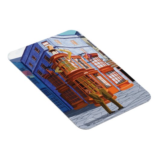 Fred en George bij Weasley's Wizard Wheezes Magneet (Rechterzijde)