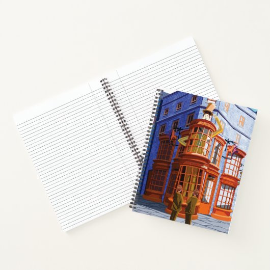 Fred en George bij Weasley's Wizard Wheezes Notitieboek (Binnen)